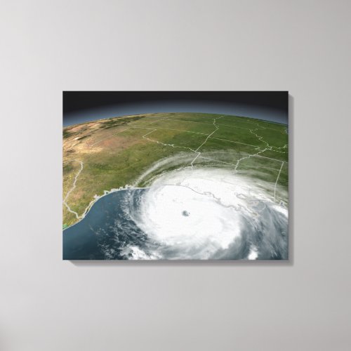 Hurricane Rita 2 Canvas Print