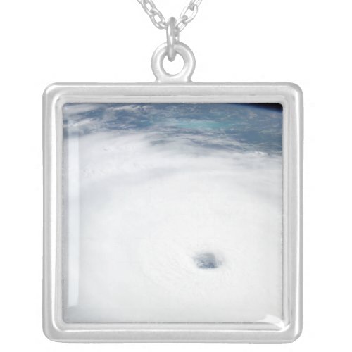 Hurricane Rita 3 Silver Plated Necklace