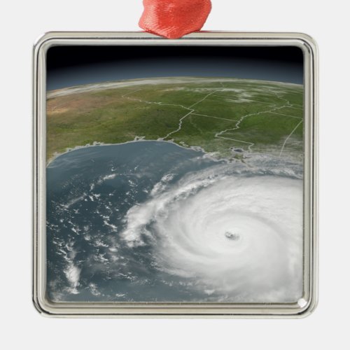 Hurricane Rita Metal Ornament