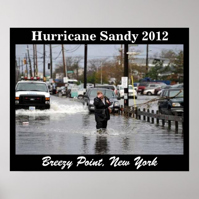 HURRICANE SANDY 2012 poster (Front)
