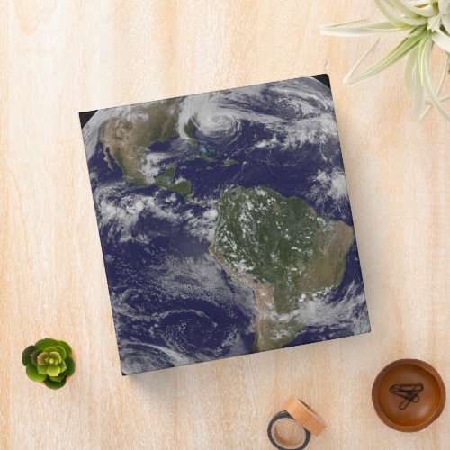 Hurricane Sandy Along The East Coast Of The Us 2 3 Ring Binder