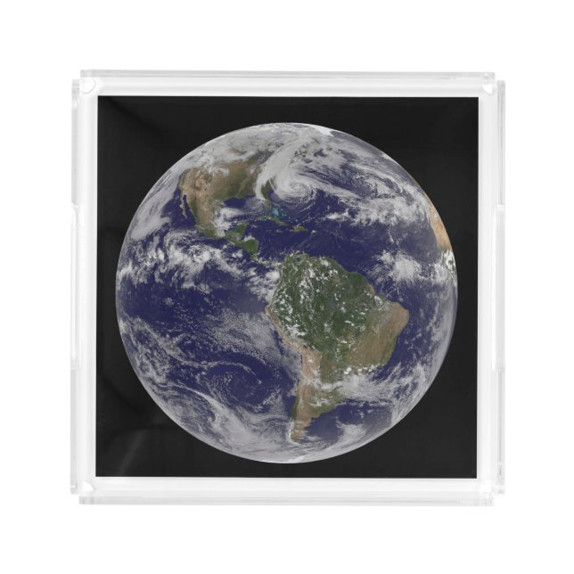 Hurricane Sandy Along The East Coast Of The Us. 2 Acrylic Tray (Front)