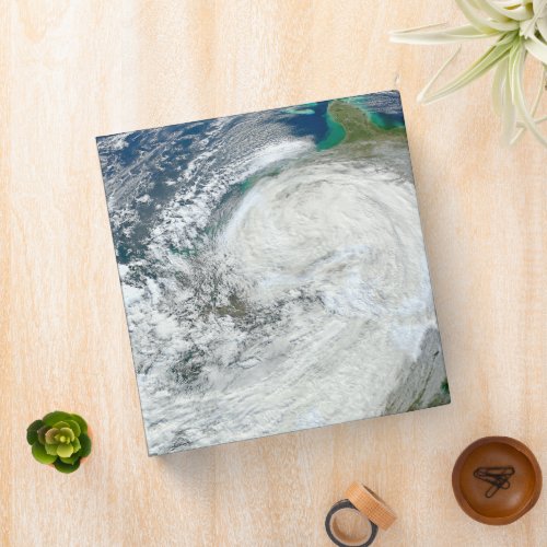 Hurricane Sandy Along The East Coast Of The Us 3 3 Ring Binder