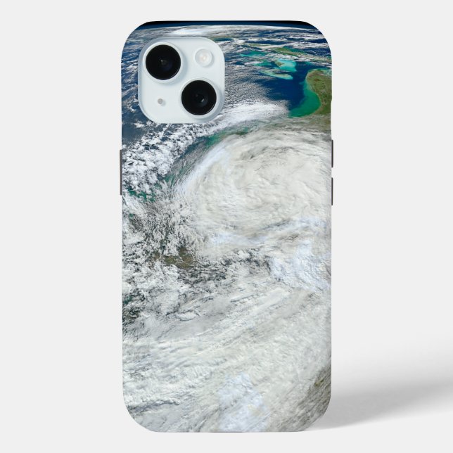 Hurricane Sandy Along The East Coast Of The Us. 3 Case-Mate iPhone Case (Back)