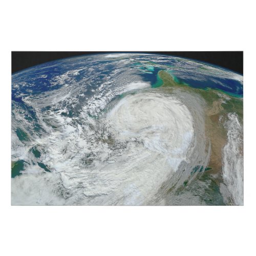 Hurricane Sandy Along The East Coast Of The Us 3 Faux Canvas Print