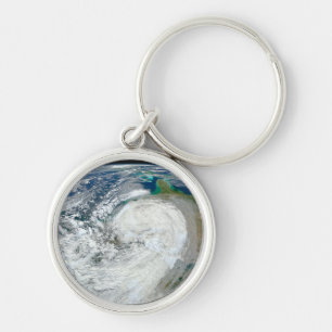 Hurricane Sandy Along The East Coast Of The Us. 3 Keychain