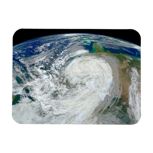 Hurricane Sandy Along The East Coast Of The Us. 3 Magnet (Horizontal)