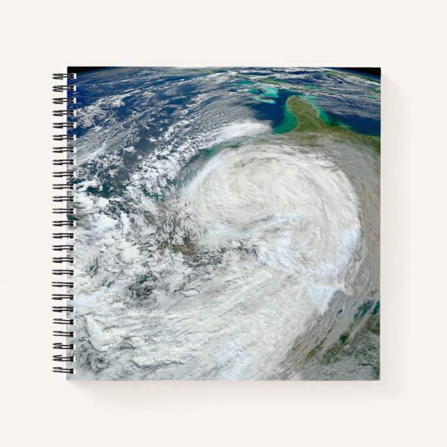 Hurricane Sandy Along The East Coast Of The Us. 3 Notebook (Front)