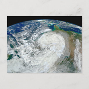 Hurricane Sandy Along The East Coast Of The Us. 3 Postcard