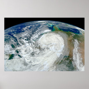 Hurricane Sandy Along The East Coast Of The Us. 3 Poster
