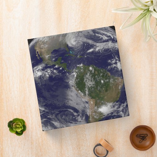 Hurricane Sandy Along The East Coast Of The Us 3 Ring Binder