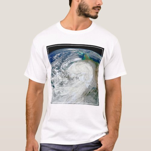 Hurricane Sandy Along The East Coast Of The Us 3 T_Shirt