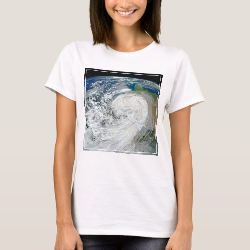 Hurricane Sandy Along The East Coast Of The Us 3 T_Shirt