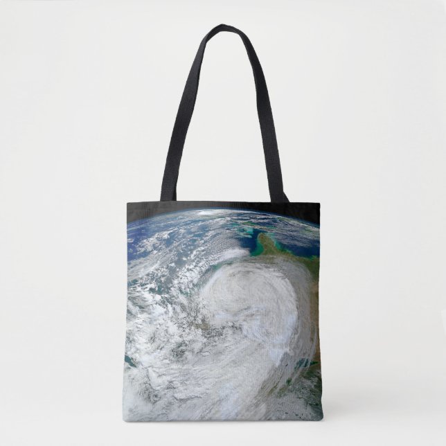Hurricane Sandy Along The East Coast Of The Us. 3 Tote Bag (Front)