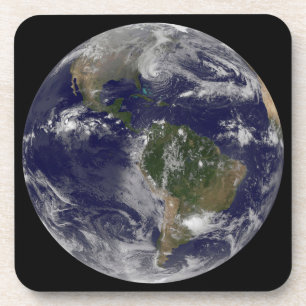 Hurricane Sandy Along The East Coast Of The Us. Beverage Coaster