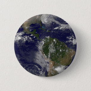 Hurricane Sandy Along The East Coast Of The Us. Button