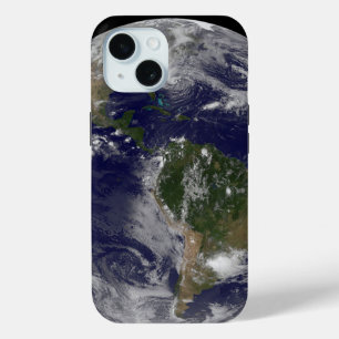 Hurricane Sandy Along The East Coast Of The Us. iPhone 15 Case