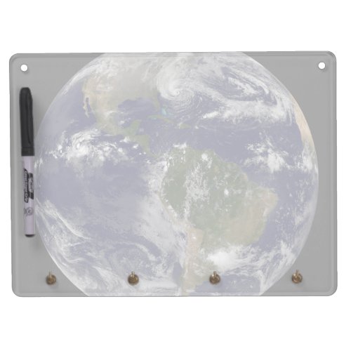 Hurricane Sandy Along The East Coast Of The Us Dry Erase Board With Keychain Holder