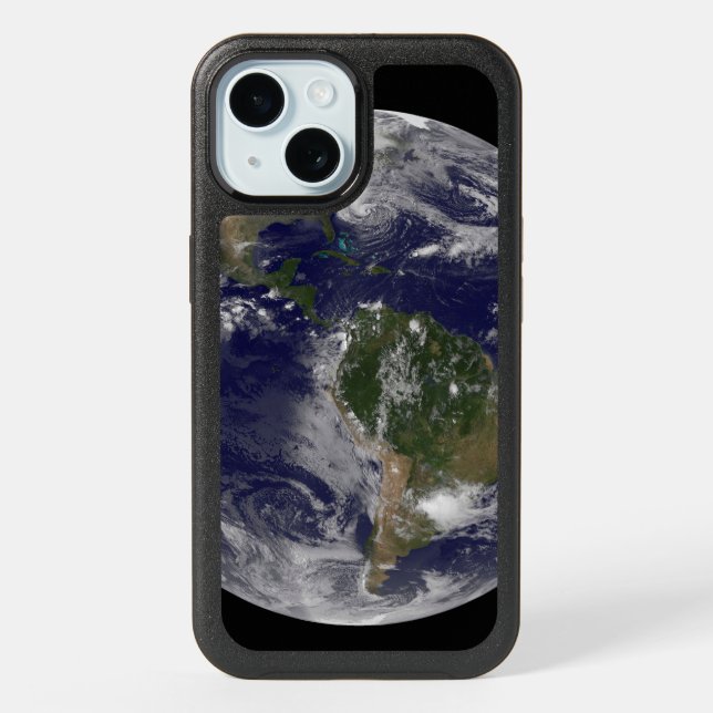 Hurricane Sandy Along The East Coast Of The Us. iPhone 15 Case (Back)