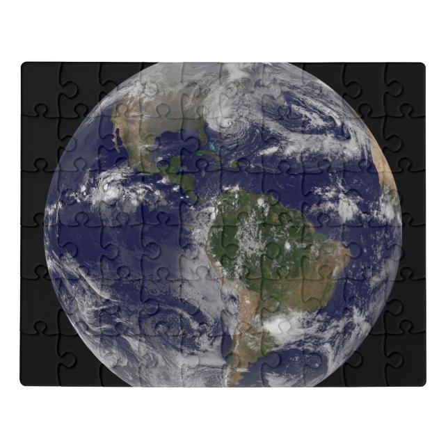 Hurricane Sandy Along The East Coast Of The Us. Jigsaw Puzzle (Puzzle Horizontal)