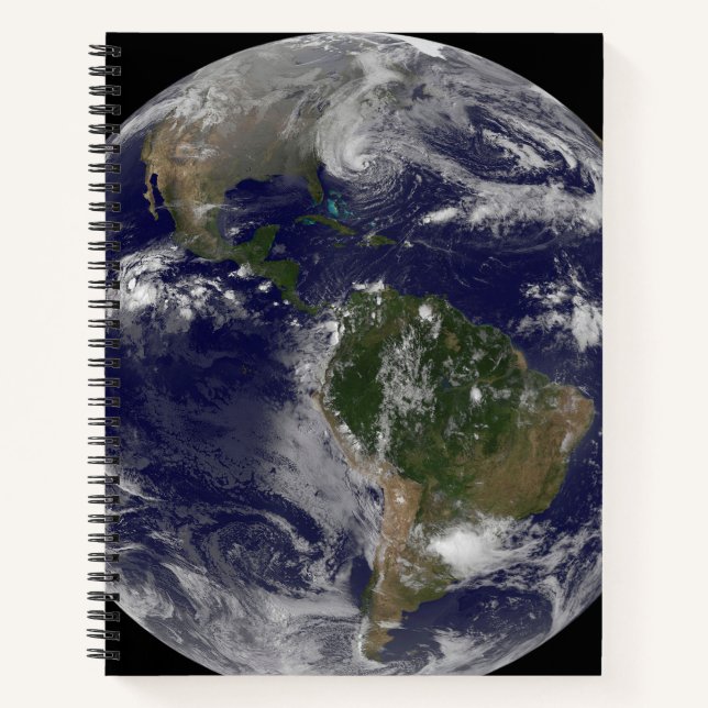 Hurricane Sandy Along The East Coast Of The Us. Notebook (Front)
