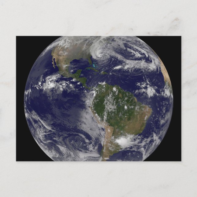 Hurricane Sandy Along The East Coast Of The Us. Postcard (Front)