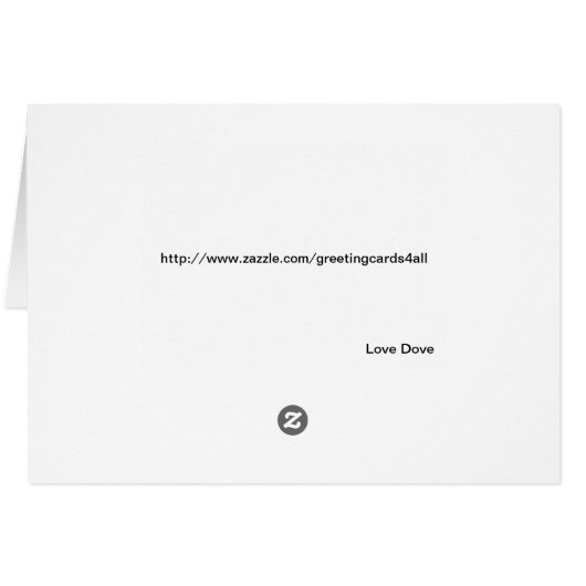 Hurricane Sandy Love Dove (Back Horizontal)