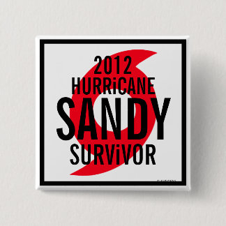 Hurricane Sandy Survivor 2012 Button 1