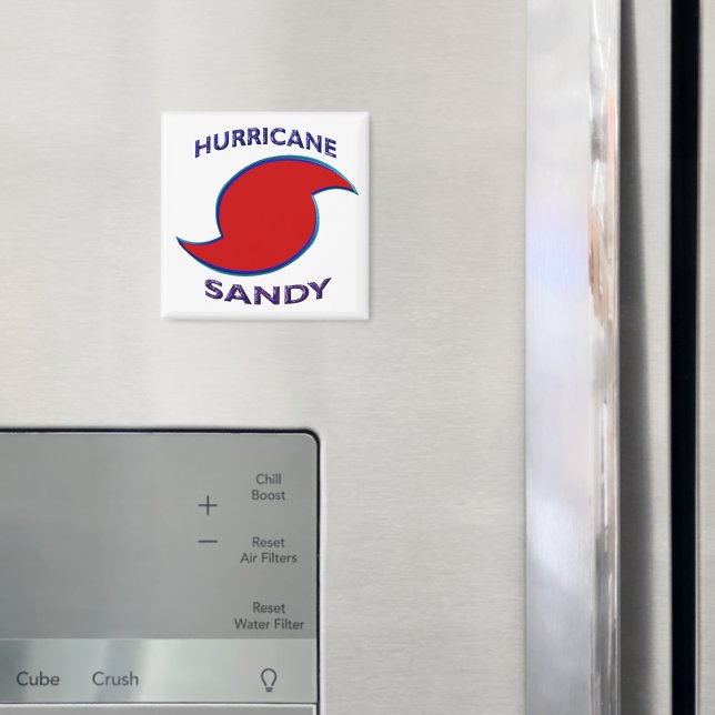 Hurricane Sandy Symbol Magnet (In Situ (Fridge))