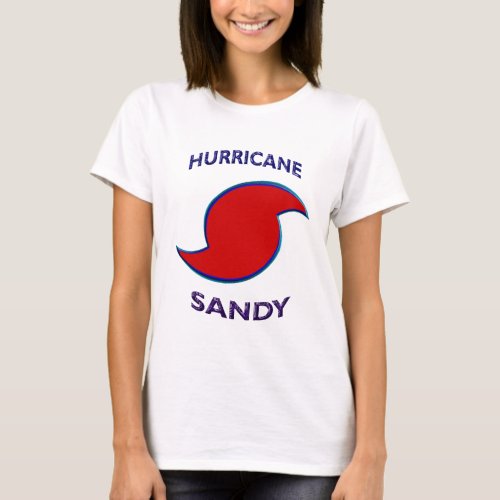 Hurricane Sandy Symbol T_Shirt