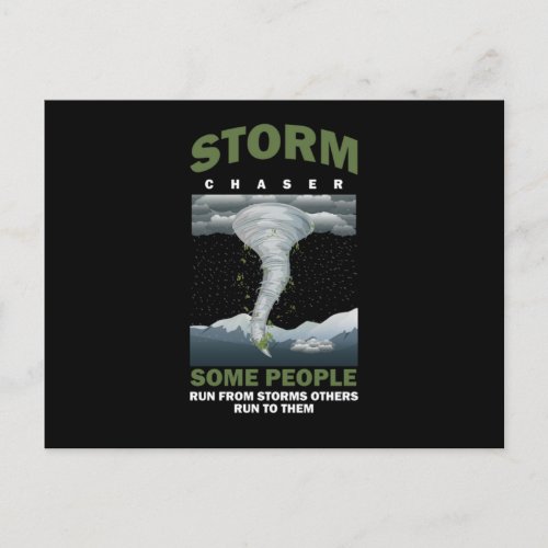 Hurricane Storm Chaser Tornado Chasing Wind Gift Postcard