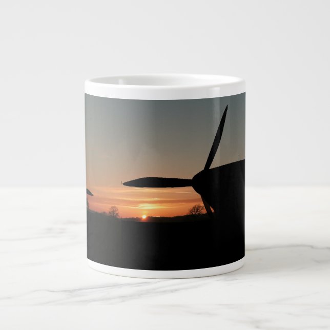 Hurricane Sunset Summer 1940 Giant Coffee Mug (Front)