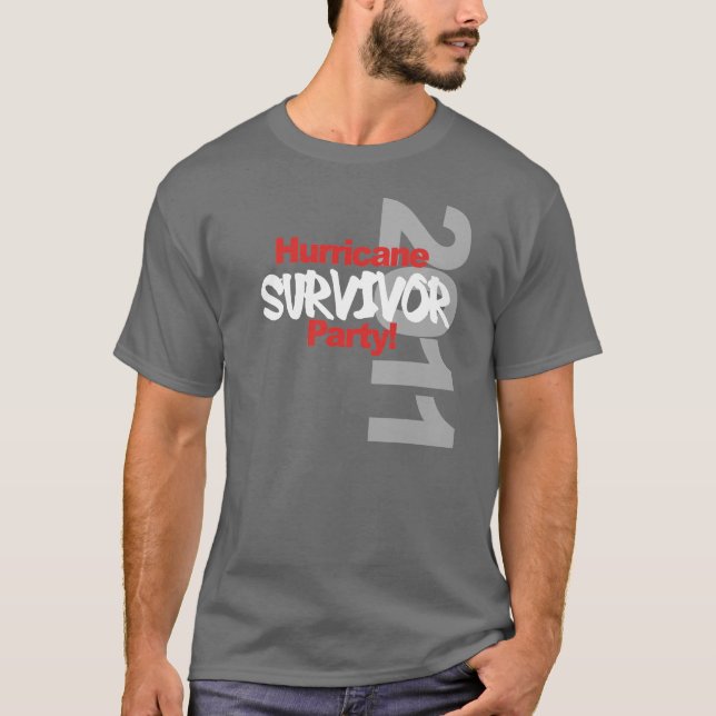 Hurricane Survival Party 1011 T-Shirt (Front)