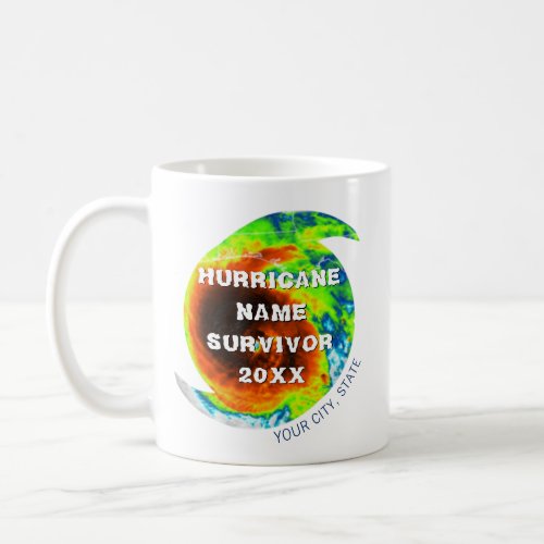 Hurricane Survivor Personalized Coffee Mug