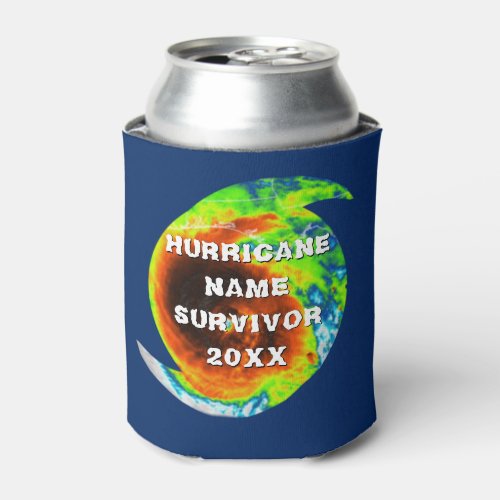 Hurricane Survivor Personalized Custom Can Cooler