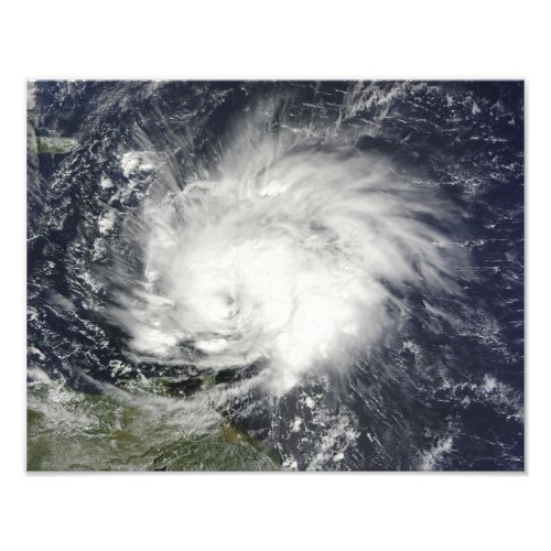 Hurricane Tomas over the Lesser Antilles Photo Print