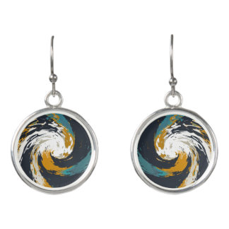 Hurricane Twirl Earrings