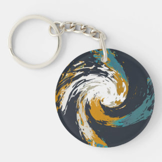 Hurricane Twirl Keychain