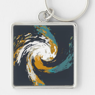 Hurricane Twirl Keychain