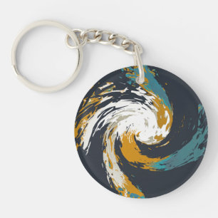 Hurricane Twirl Keychain