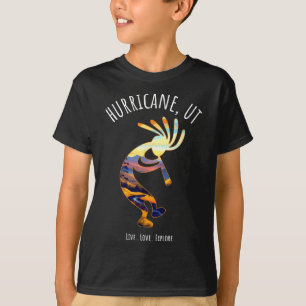 Hurricane Utah Usa Dancing Kokopelli Design T-Shirt