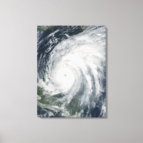 Hurricane Wilma over Mexico Canvas Print