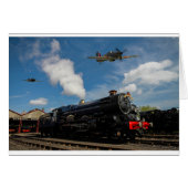Hurricanes and steam train (Front Horizontal)