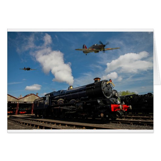 Hurricanes and steam train (Front Horizontal)