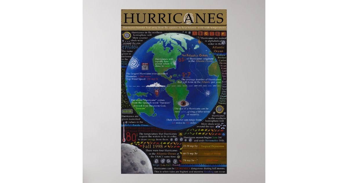 Hurricanes Poster Zazzle
