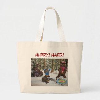 Hurry! Hard! Jumbo Tote