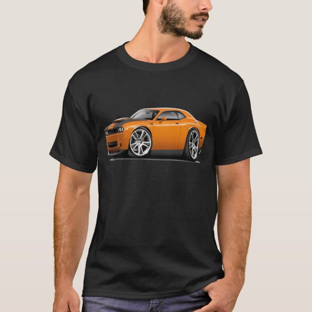 Hurst Challenger Orange Car T-Shirt (Front)