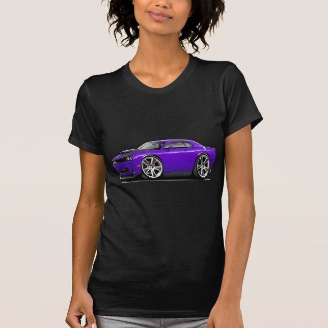 Hurst Challenger Purple Car T-Shirt (Front)