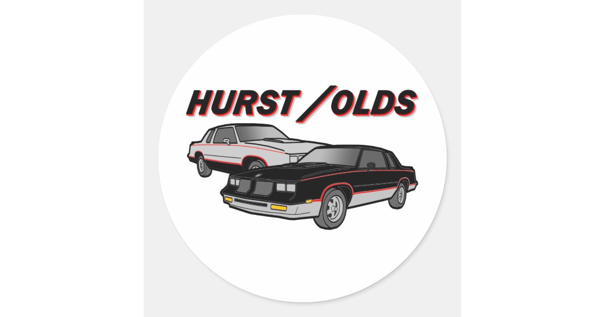 Hurst/Olds Classic Round Sticker | Zazzle
