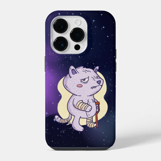 HURT CAT IPHONE CASE (Back)